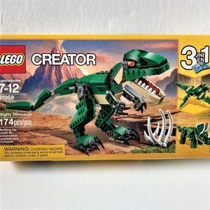 NWT  Lego Creator Building Set 3 in 1 Dinosaur Raptor T-Rex